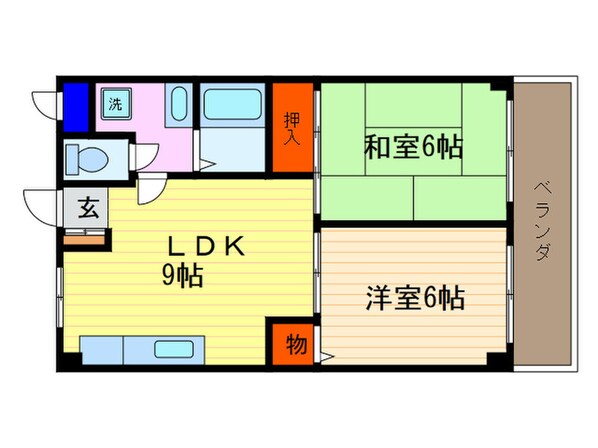 ラ・グラシュ－ズの物件間取画像